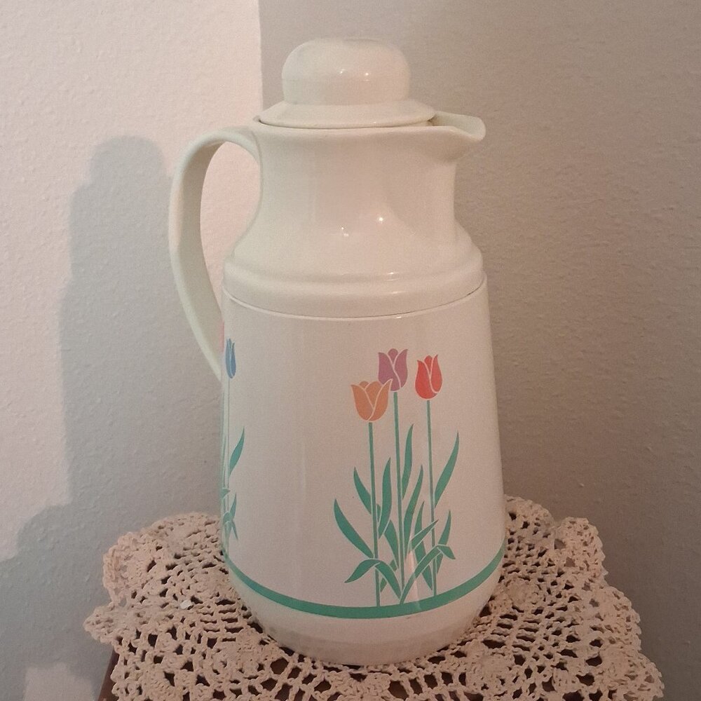 Vintage Phoenix Thermal Tulip Carafe Pitcher